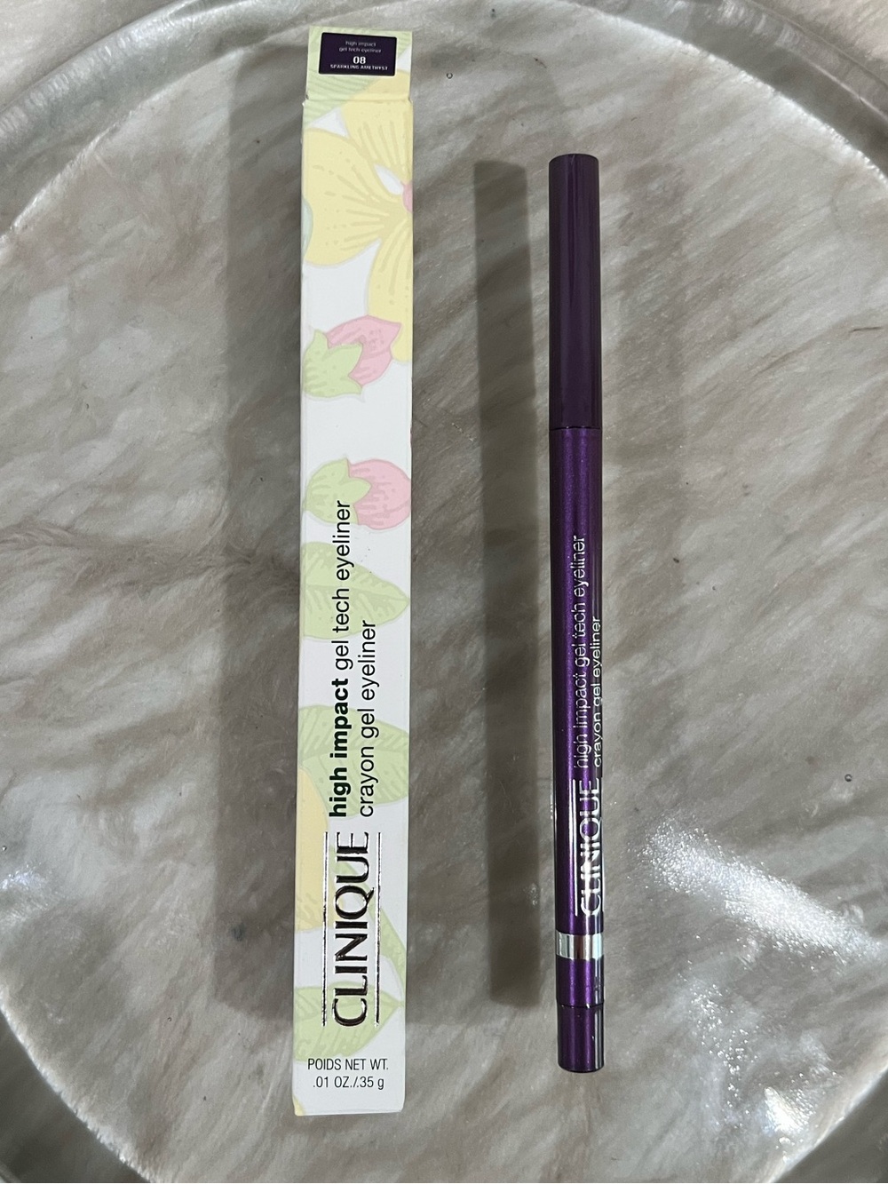 NEW Clinique High Impact Gel Tech Eyeliner Ultra Pigmented Sparkling Amethyst 08 - Picture 5 of 8
